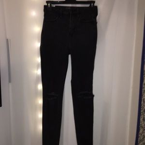 black skinny jeans from american eagle